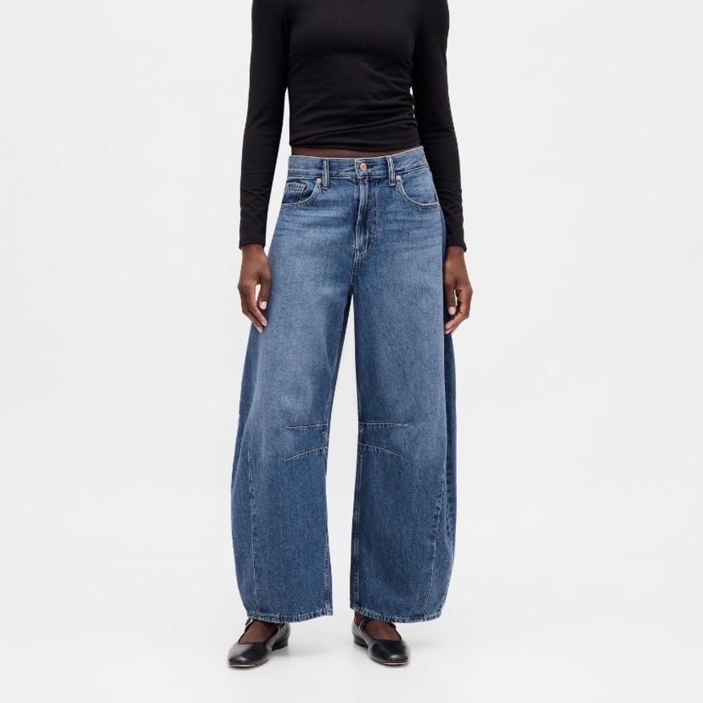 GAP Women’s Horseshoe Jeans Dark Blue Indigo 28/6R NWT